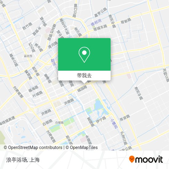 浪亭浴场地图