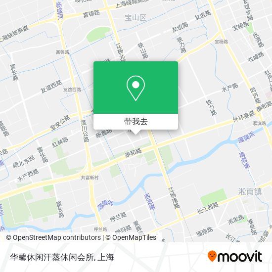 华馨休闲汗蒸休闲会所地图