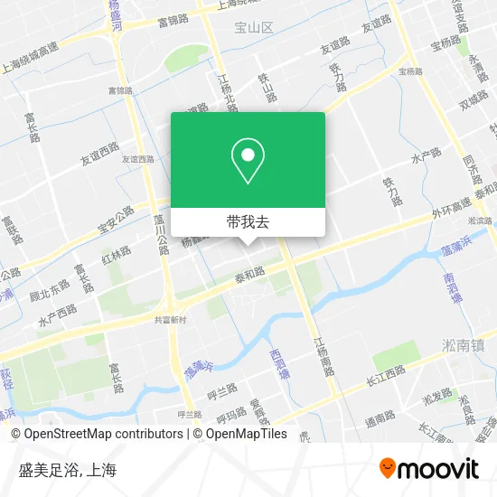 盛美足浴地图