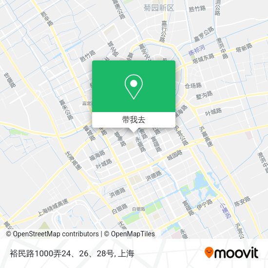 裕民路1000弄24、26、28号地图