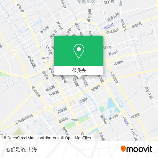 心舒足浴地图
