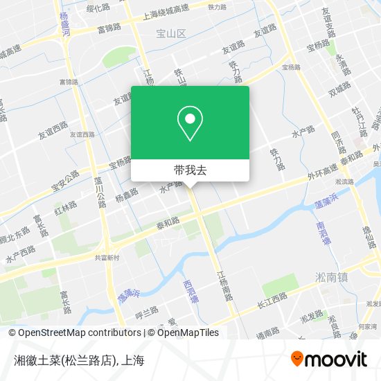 湘徽土菜(松兰路店)地图