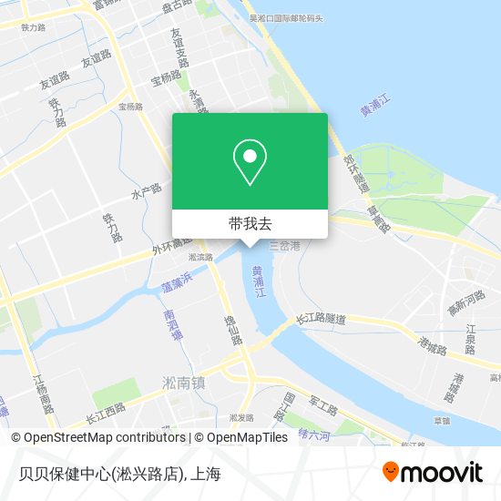 贝贝保健中心(淞兴路店)地图