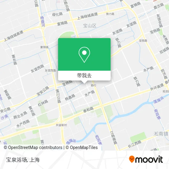 宝泉浴场地图
