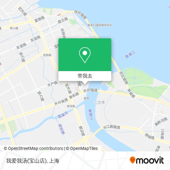 我爱我汤(宝山店)地图