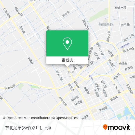 东北足浴(秋竹路店)地图