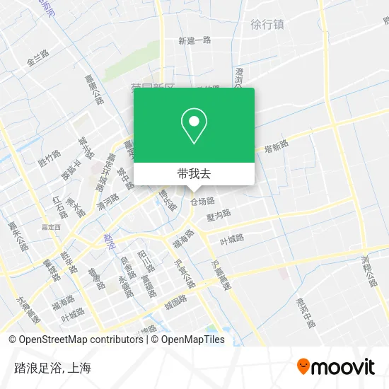 踏浪足浴地图