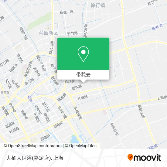 大桶大足浴(嘉定店)地图