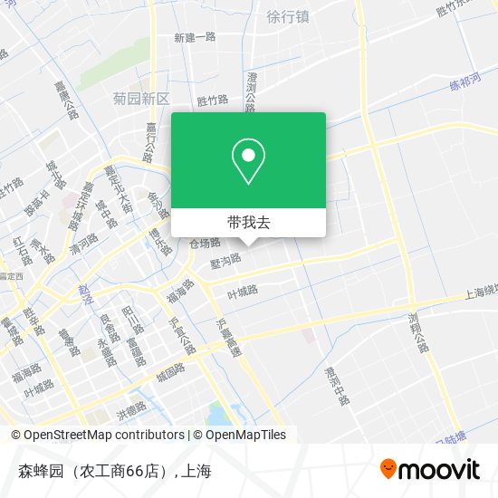 森蜂园（农工商66店）地图
