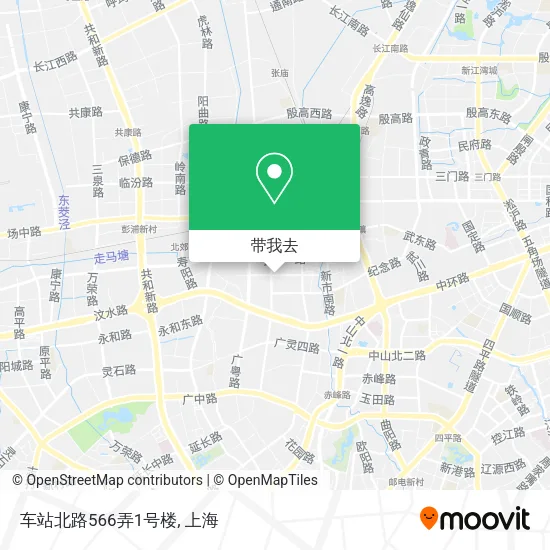 车站北路566弄1号楼地图