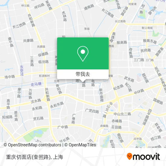 重庆切面店(奎照路)地图