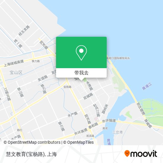 慧文教育(宝杨路)地图