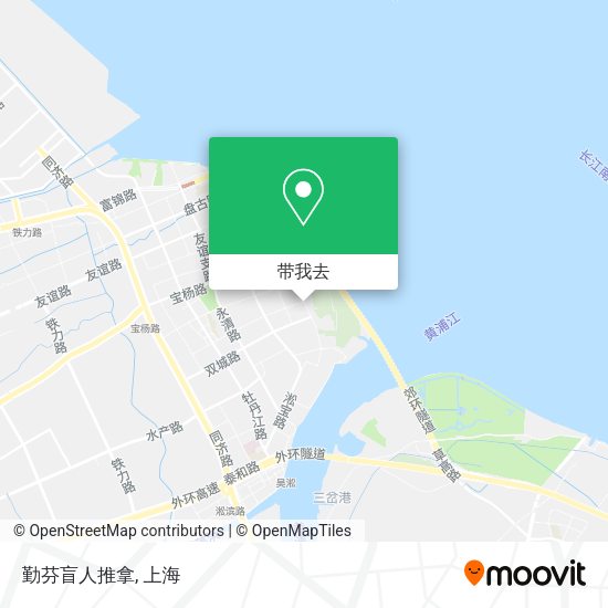 勤芬盲人推拿地图