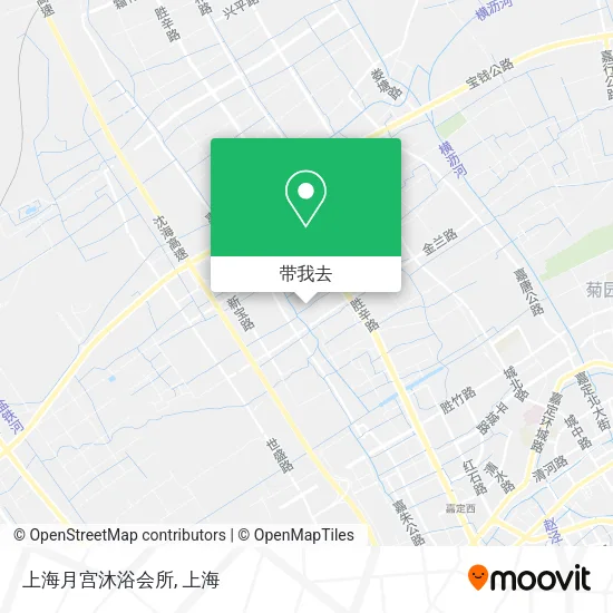 上海月宫沐浴会所地图