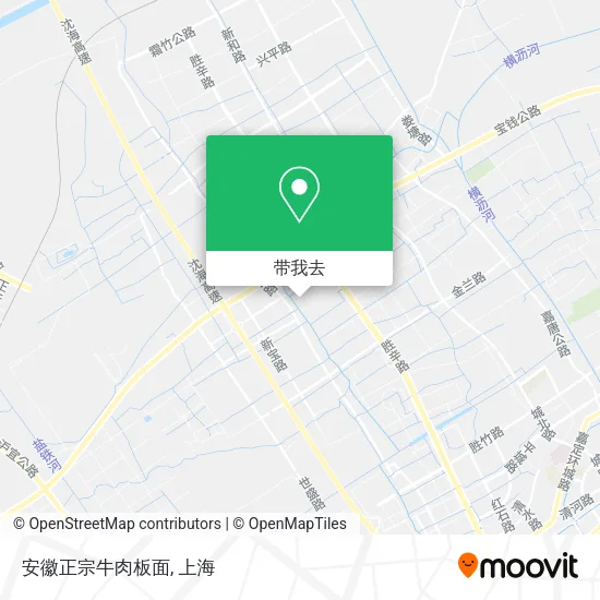 安徽正宗牛肉板面地图