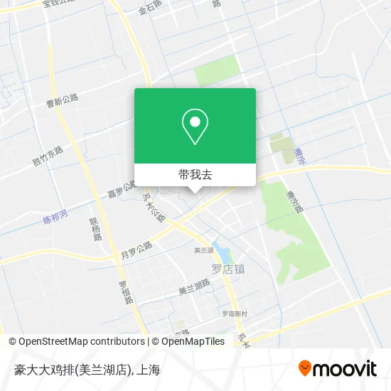 豪大大鸡排(美兰湖店)地图