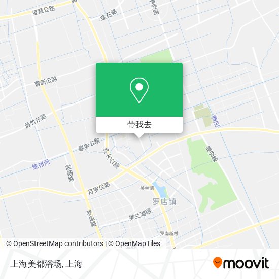 上海美都浴场地图