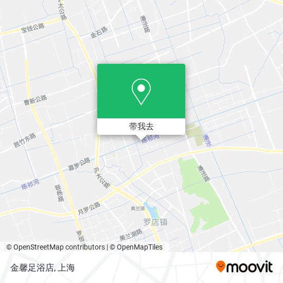 金馨足浴店地图