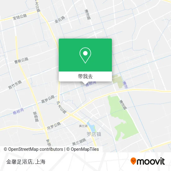 金馨足浴店地图