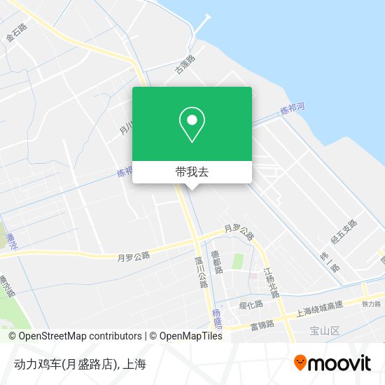 动力鸡车(月盛路店)地图