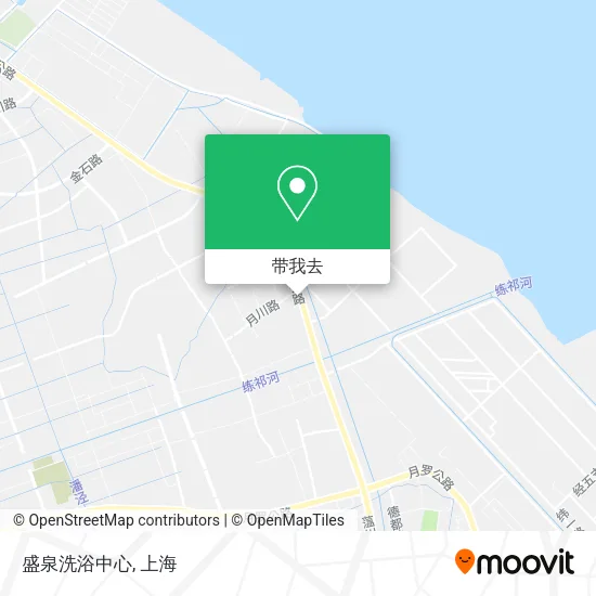 盛泉洗浴中心地图