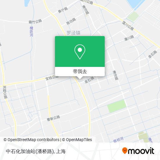 中石化加油站(潘桥路)地图