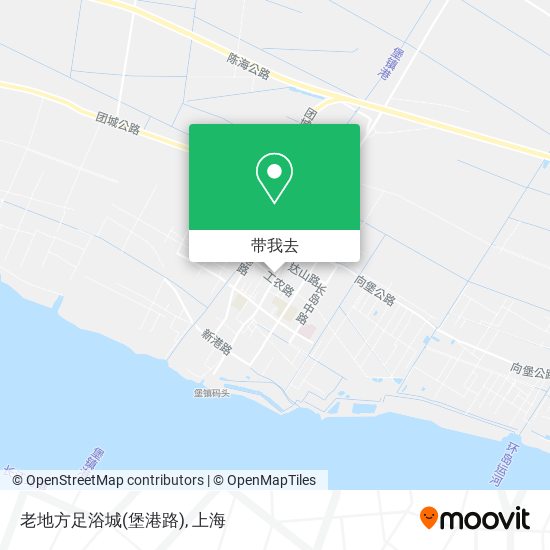 老地方足浴城(堡港路)地图