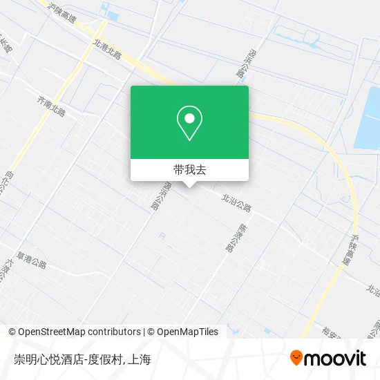 崇明心悦酒店-度假村地图