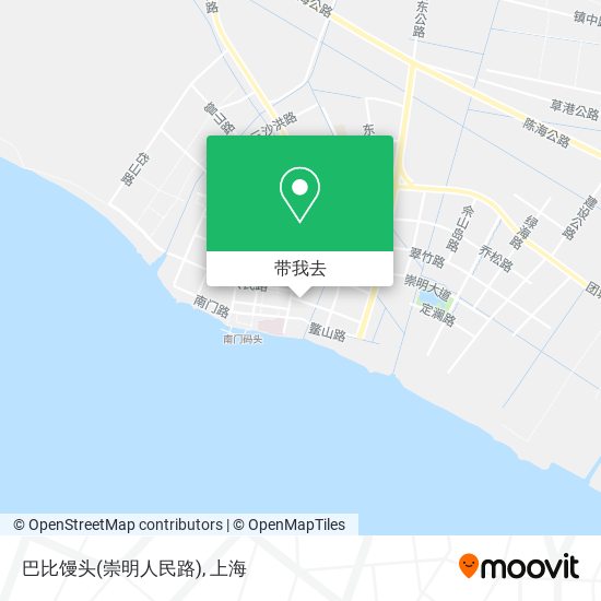 巴比馒头(崇明人民路)地图