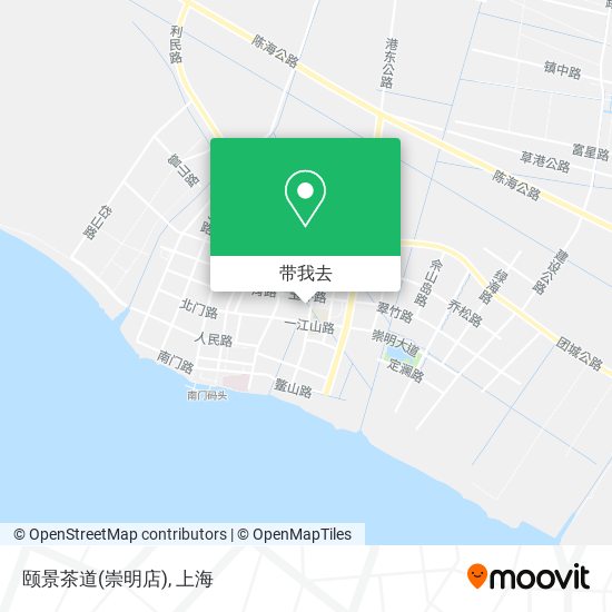 颐景茶道(崇明店)地图