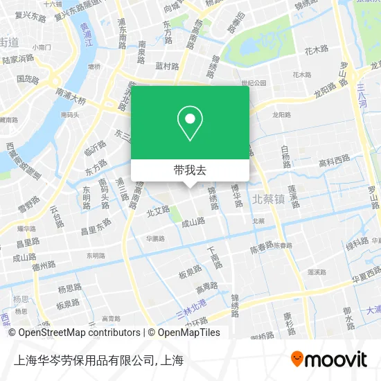 上海华岑劳保用品有限公司地图