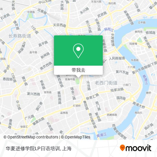 华夏进修学院LP日语培训地图