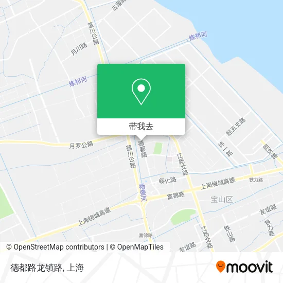 德都路龙镇路地图