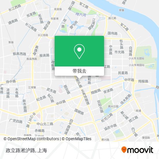 政立路淞沪路地图