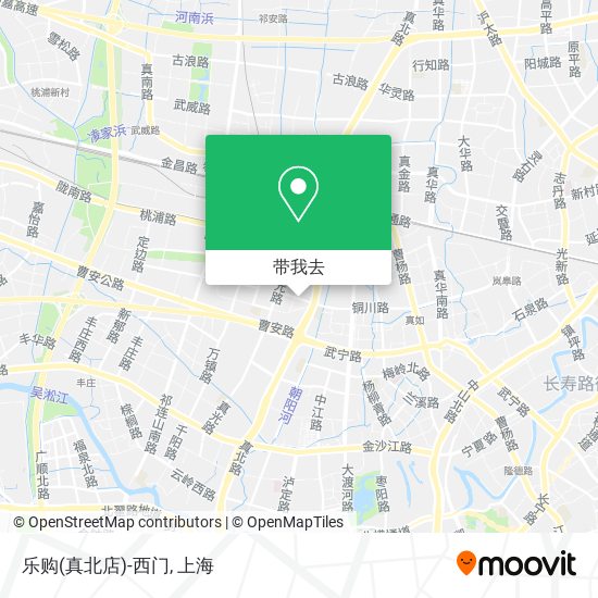 乐购(真北店)-西门地图