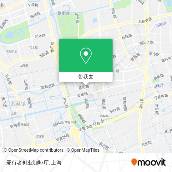 爱行者创业咖啡厅地图
