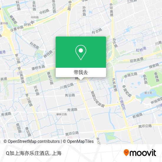 Q加上海亦乐庄酒店地图