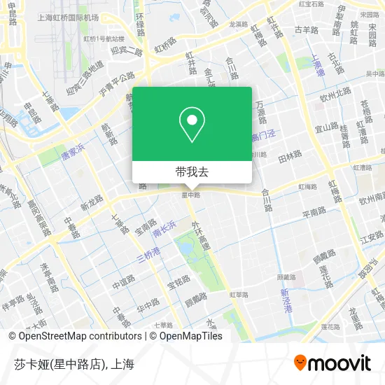 莎卡娅(星中路店)地图