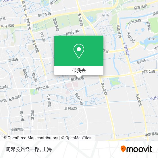 周邓公路经一路地图