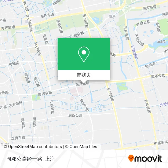 周邓公路经一路地图