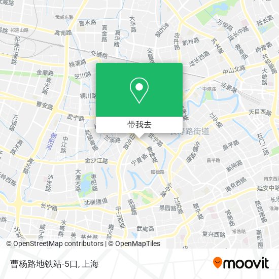 曹杨路地铁站-5口地图