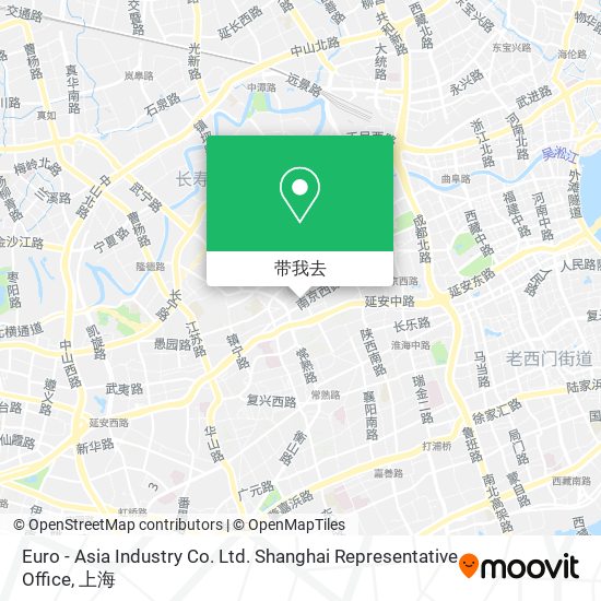 Euro - Asia Industry Co. Ltd. Shanghai Representative Office地图