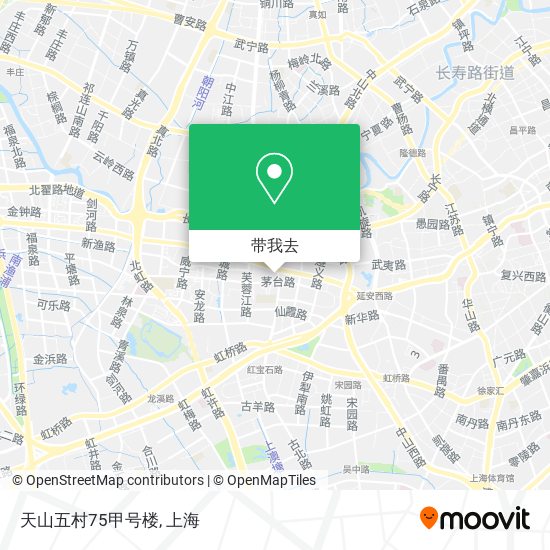 天山五村75甲号楼地图