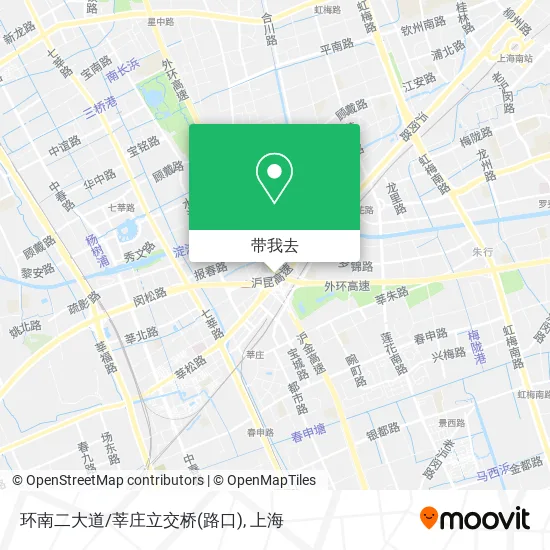 环南二大道/莘庄立交桥(路口)地图