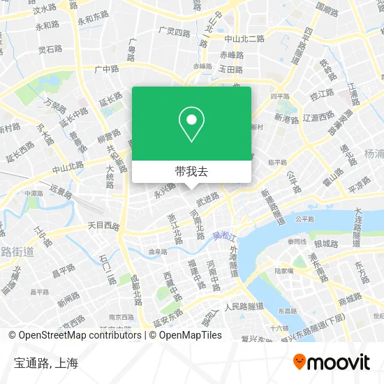 宝通路地图
