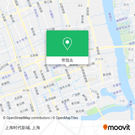 上海时代影城地图