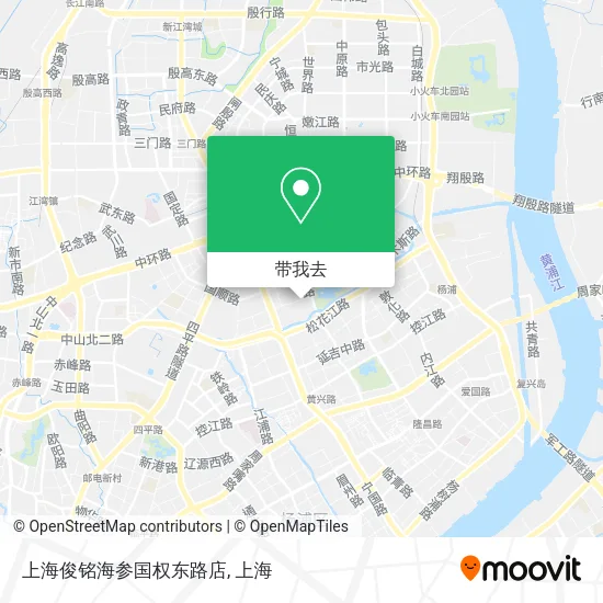 上海俊铭海参国权东路店地图