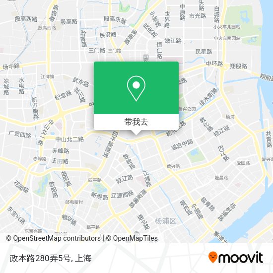 政本路280弄5号地图