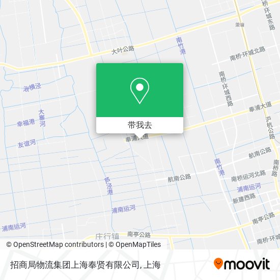 招商局物流集团上海奉贤有限公司地图
