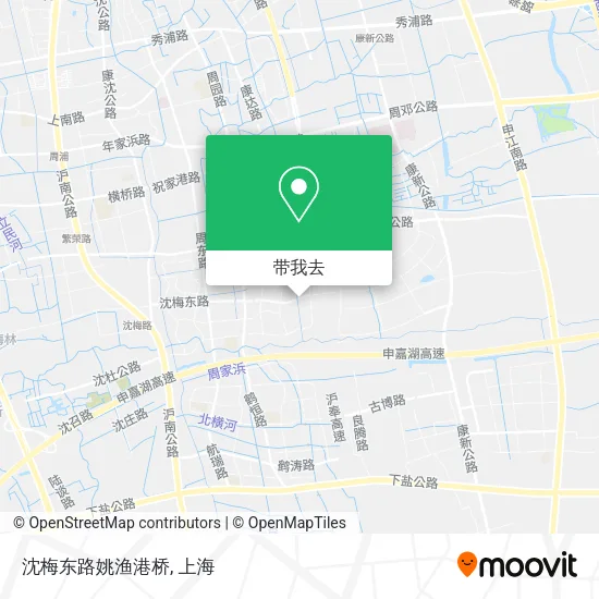 沈梅东路姚渔港桥地图
